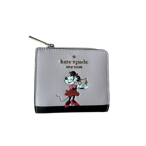 NWOT Kate Spade Minnie Mouse Bi-fold  Wallet - Picture 1 of 5